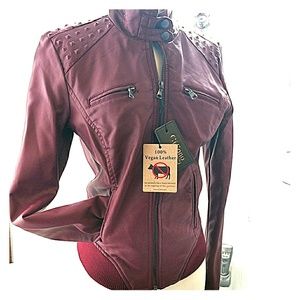 Vegan Leather Jacket